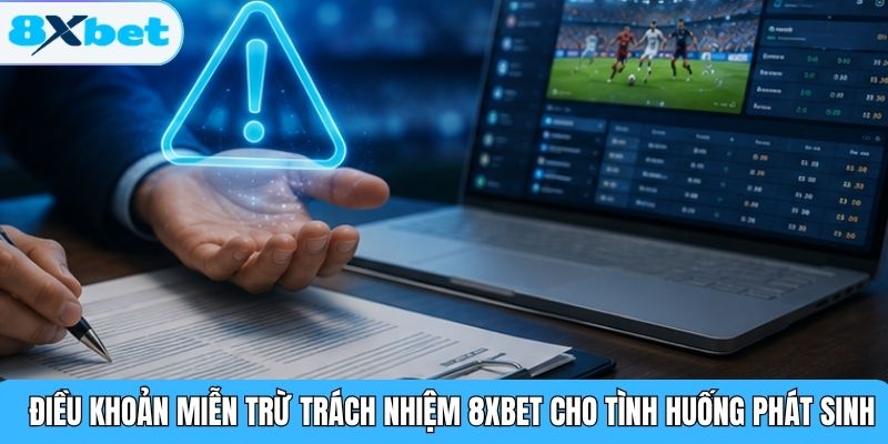 Điều khoản miễn trừ trách nhiệm 8XBET cho tình huống phát sinh